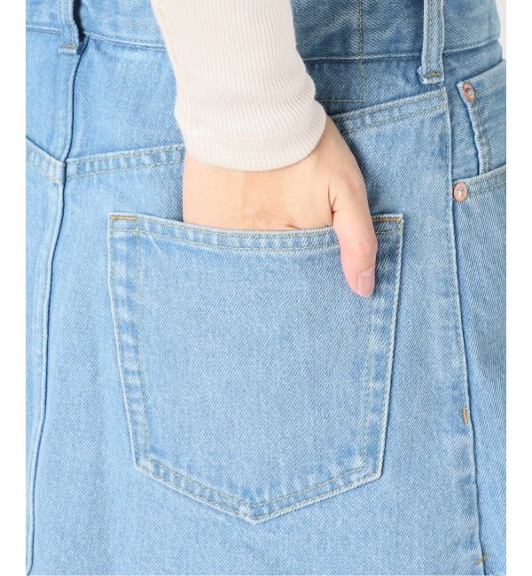 SKIRT OVER DENIM CRASH