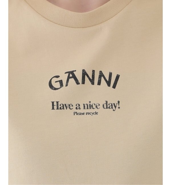 GANNI/ガニー】 Basic Jersey Ganni Relaxed Tshirt|Spick & Span