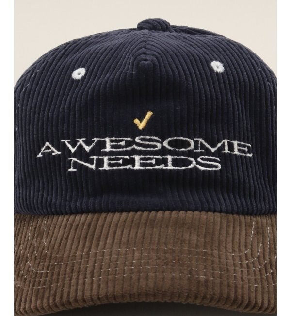 awesome needs signature cap whitestylenanda - キャップ