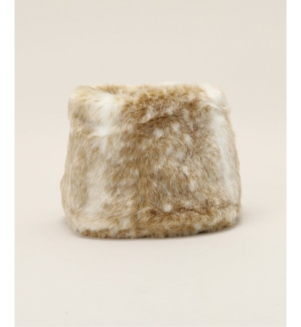 【AWESOME NEEDS / オーサムニーズ】 FUR LAMPSHADE HAT