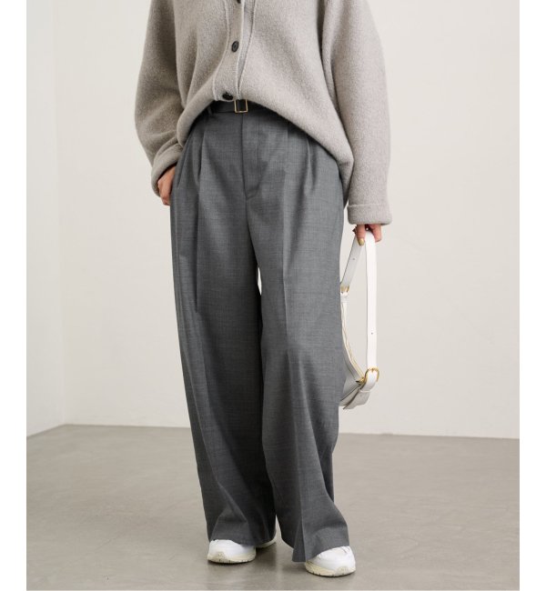 ≪予約≫ウォッシャブルトロタックワイドパンツ|Spick & Span(スピック 