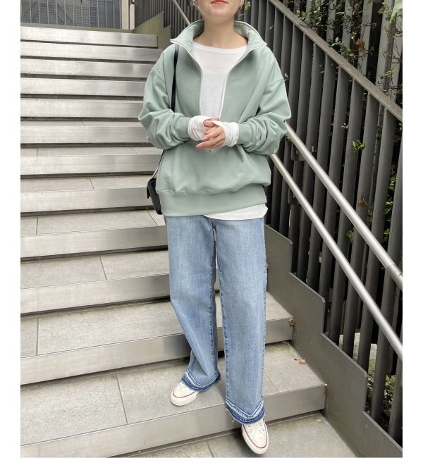 MEYAME / メヤメ】LONG ZIP SWEAT SHIRT|Spick & Span(スピック