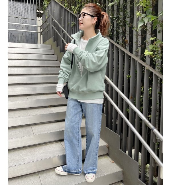 MEYAME / メヤメ】LONG ZIP SWEAT SHIRT|Spick & Span(スピック