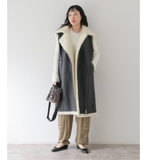 molliolli/モリオリ】 CHOI HELENA MUSTANG LONG VEST|Spick & Span