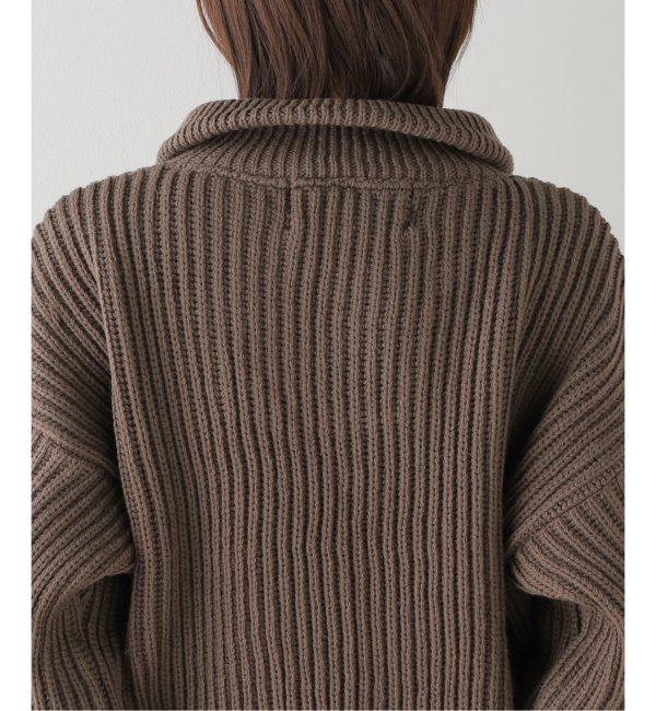 Oldderby Knitwear / オールドダービー・ニットウェア】 HC Rib Zip