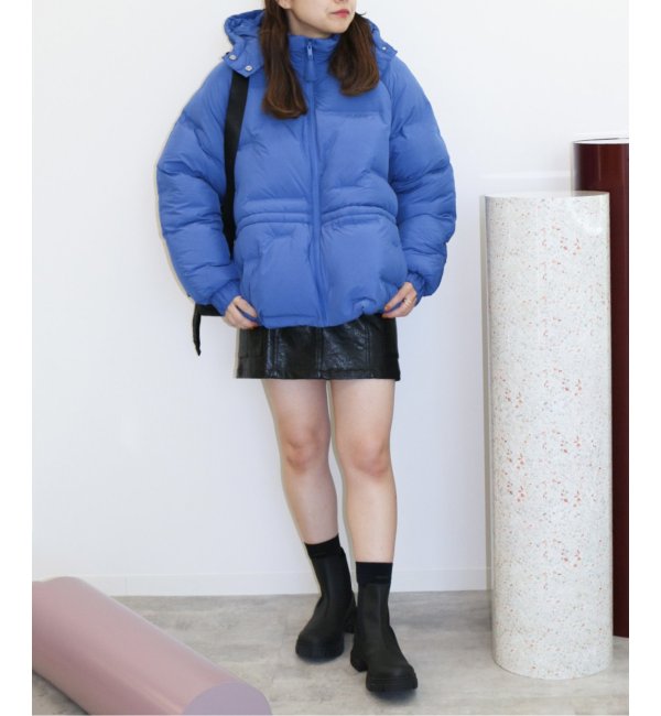 【GANNI/ガニー】 Soft Puffer Short Raglan Jacket