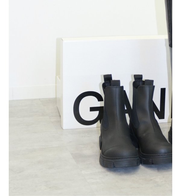 【GANNI/ガニー】Recycled Rubber City Boots