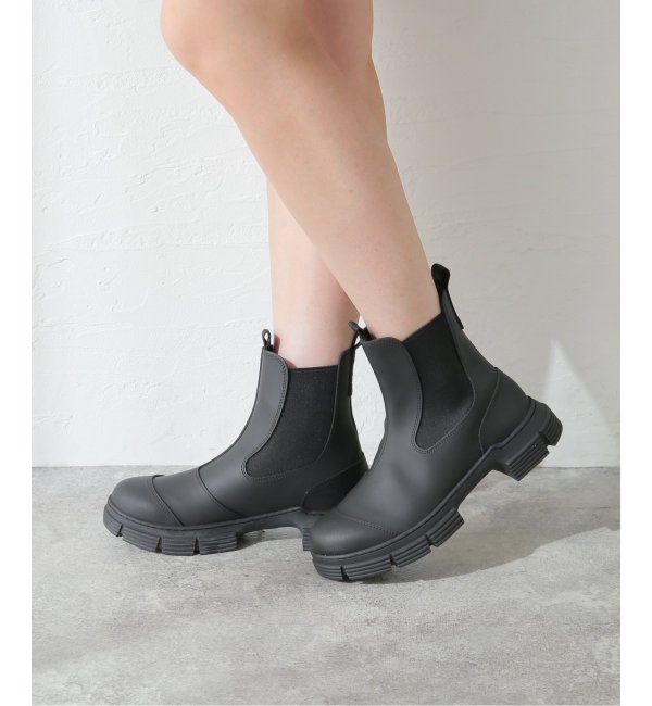 【GANNI/ガニー】Recycled Rubber City Boots