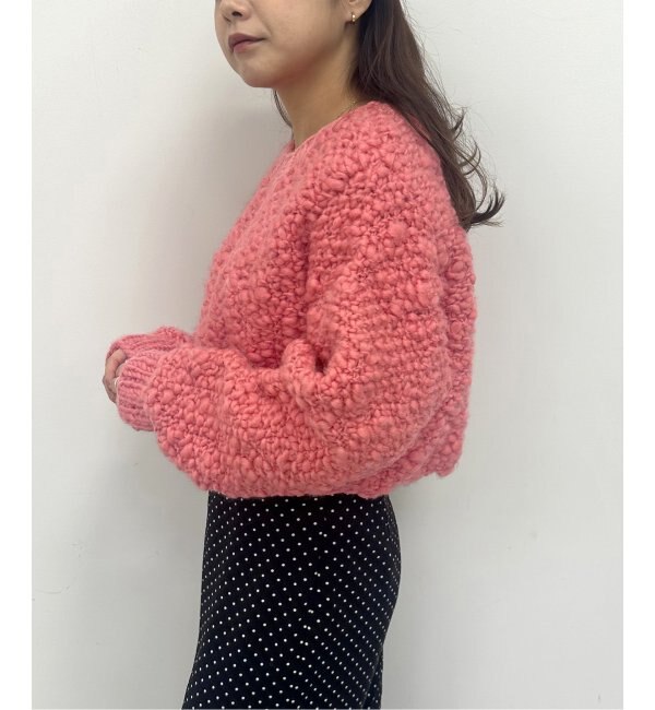 NEPAL HAND KNIT/ネパールハンドニット】別注クロップドニットプル