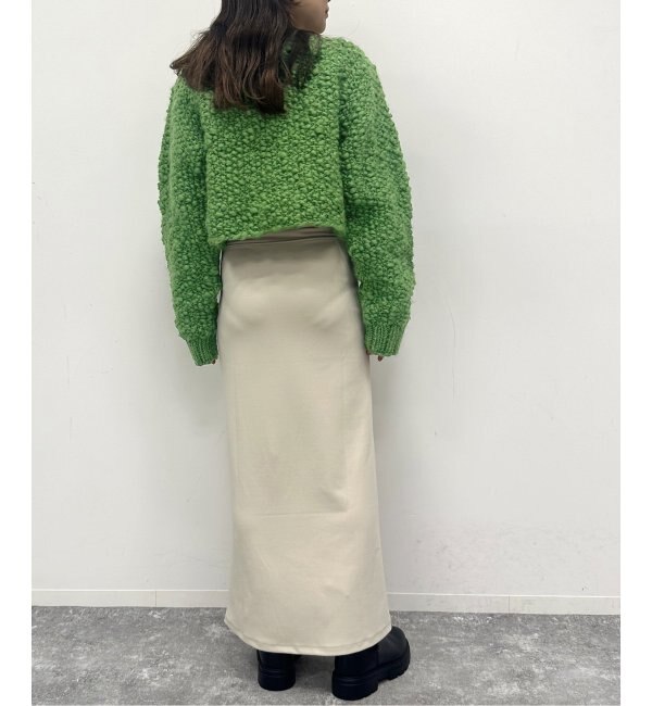 NEPAL HAND KNIT/ネパールハンドニット】別注クロップドニットプル