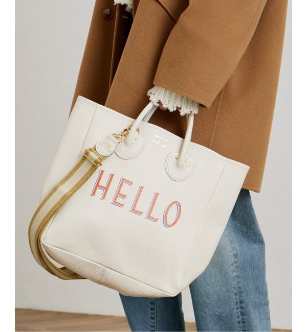 ≪追加予約≫【YOUNG&OLSEN】 別注ストラップ付きHELLOバッグ|Spick