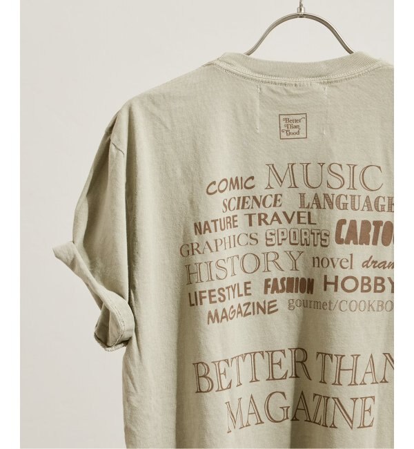 BETTER THAN GOOD/ベターザングッド BTG GOOD BOOKS Tシャツ