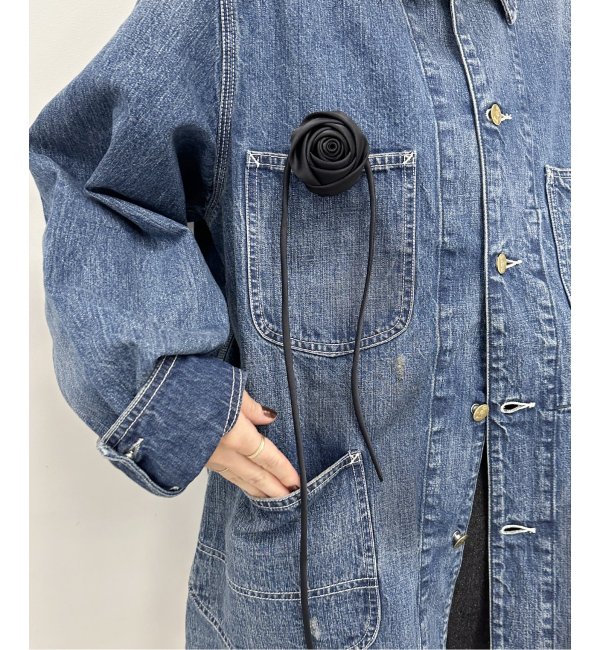 LA PEAU DE GEM denim 早かれ coverall