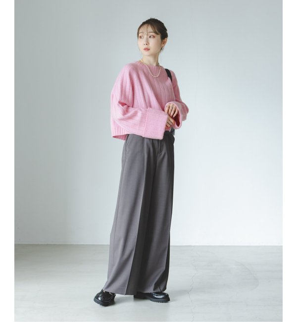 注文割引 YAK/ヤク ワイドリブニットプルオーバー|Spick Span(スピック & トップス