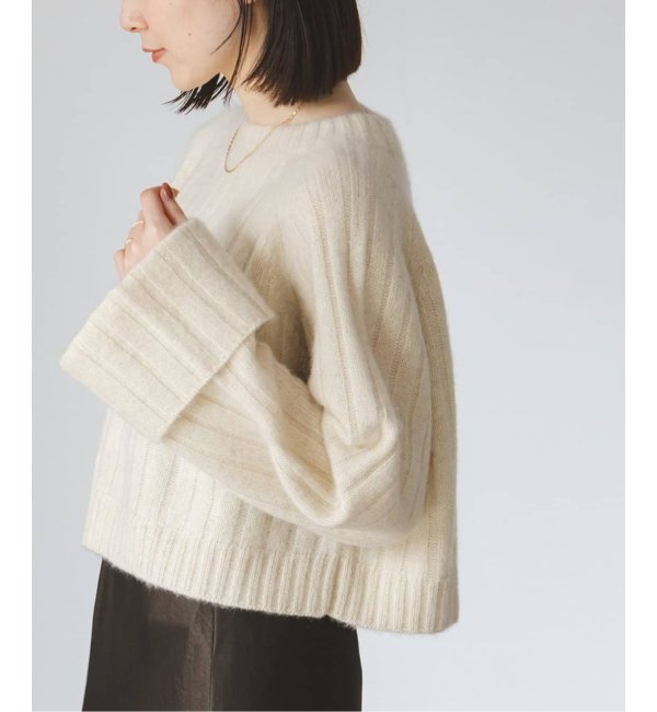 楽天 YAK/ヤク ワイドリブニットプルオーバー|Spick Span(スピック & トップス