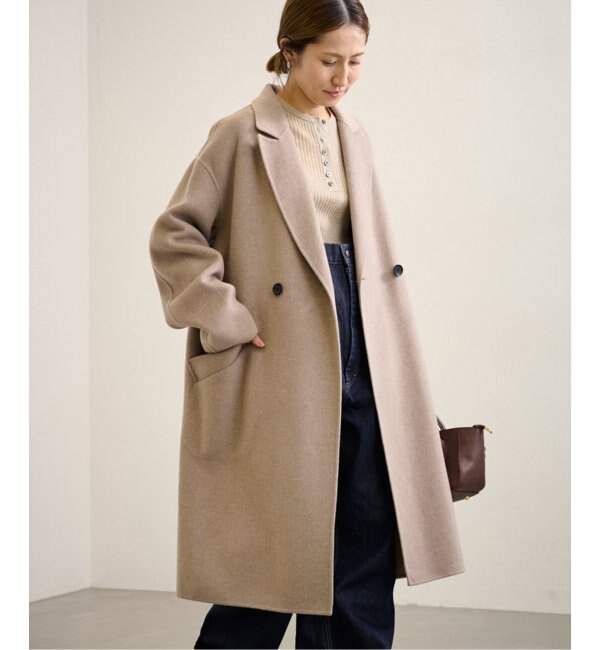 Spick & Span ダブルブレストチェスターコート 36 - チェスターコート