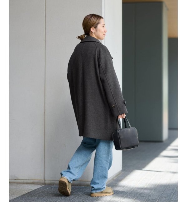 ≪追加≫ラムウールMIXシャルムバルカラーコート3|Spick & Span