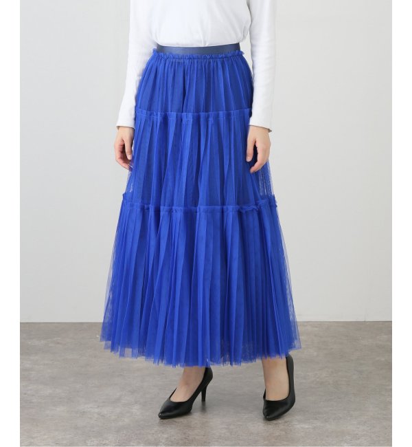 STUMBLY / スタンブリー Pleated Tulle Skirt 5354220003|Spick &  Span(スピック＆スパン)の通販｜アイルミネ