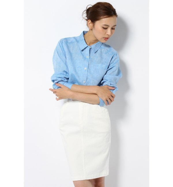 フレンチリネン2WAYシャツ