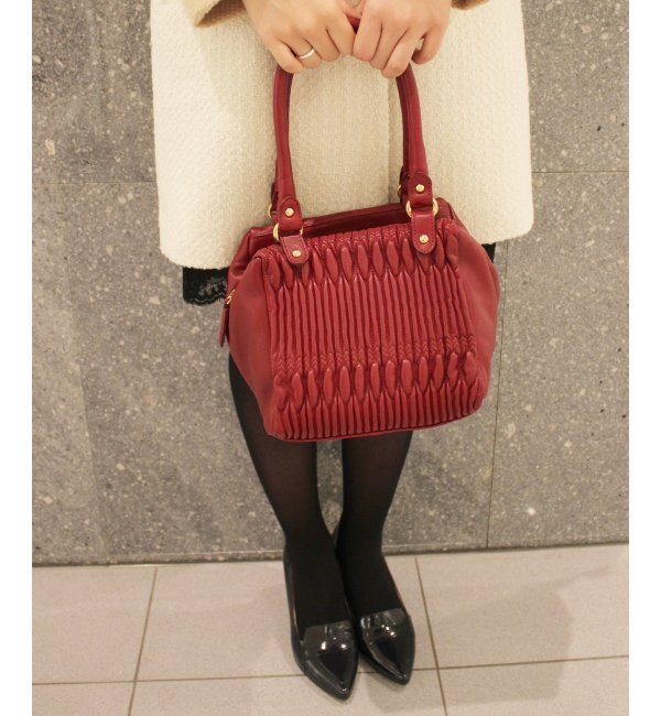 PAOLO MASI プリーツキルティングBAG