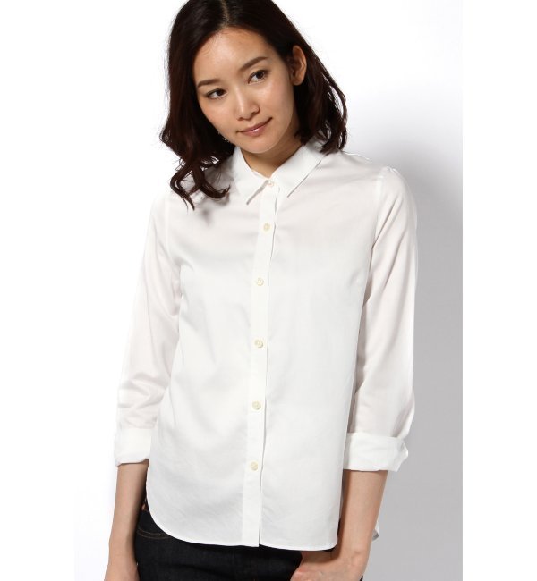 1ウォッシュギャザーシャツ