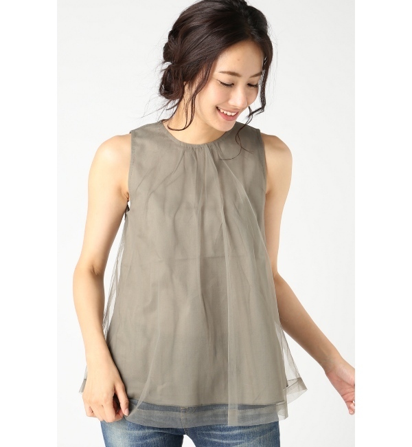 【ラ トータリテ/La TOTALITE】 CATHRINE HAMMEL チュールTOP [送料無料]