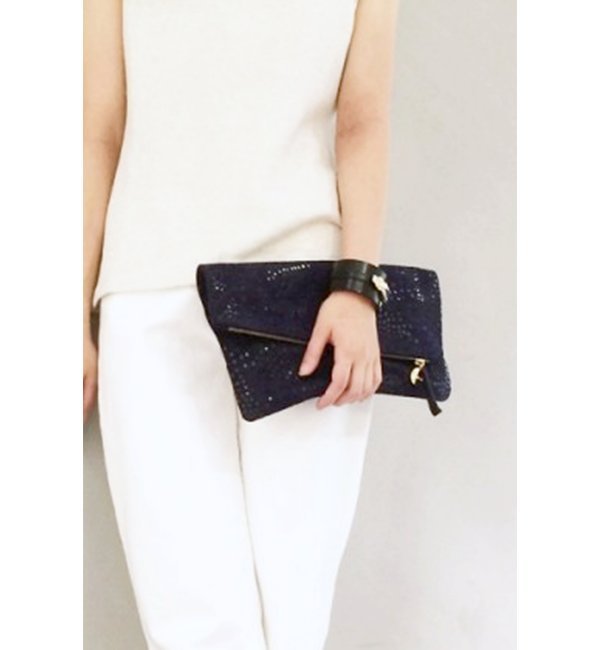 ◆CLARE V. FOLDOVER CLUTCH
