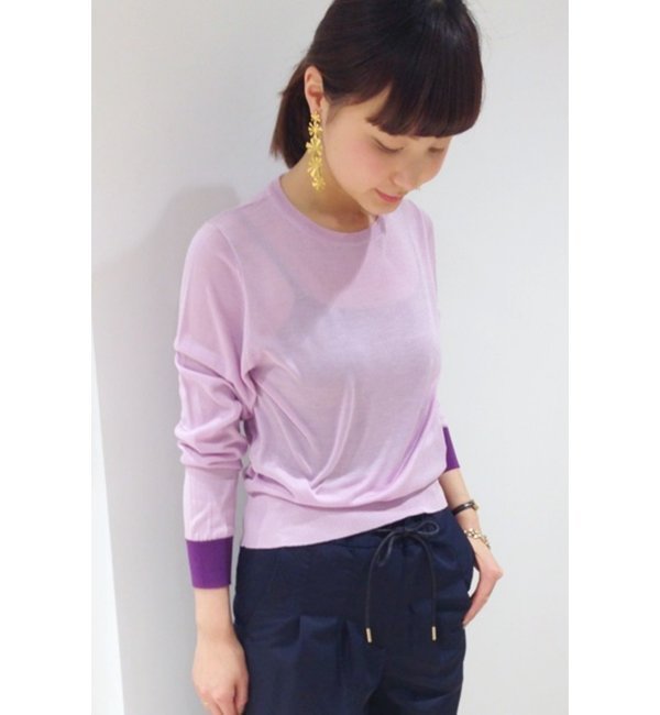 ◆CHARLOT Long Sleeve Silk ニット