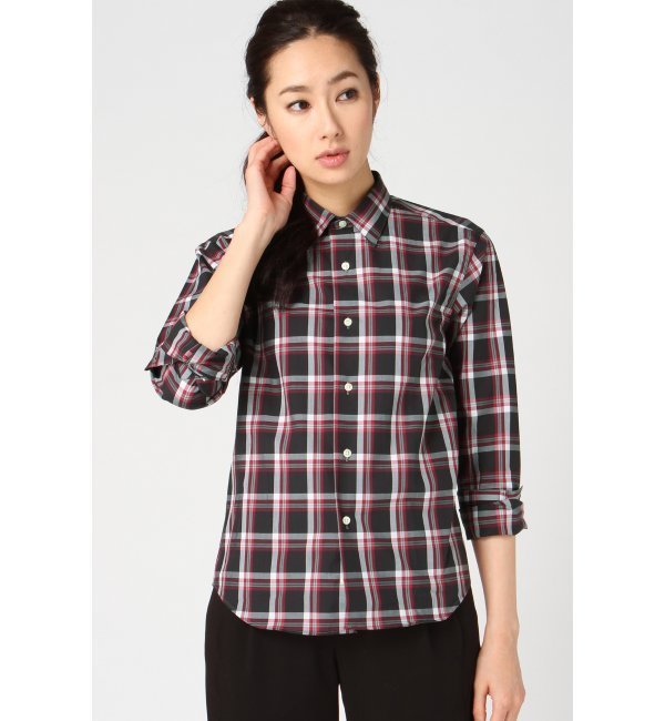 【エディット フォー ルル/EDIT．FOR LULU】 ◇INDIVIDUALIZED SHIRTS チェックレギュラーカラーシャツ [送料無料]