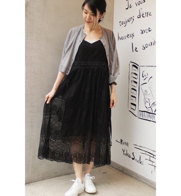 ◆ECUI Raschel Lace Nostalgic Dress