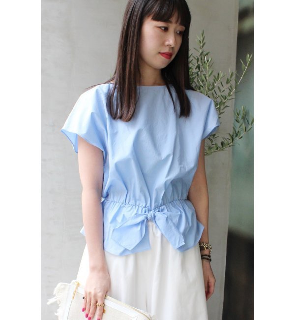 【エディット フォー ルル/EDIT．FOR LULU】 ◆タイプライター ウエストボウブラウス [送料無料]