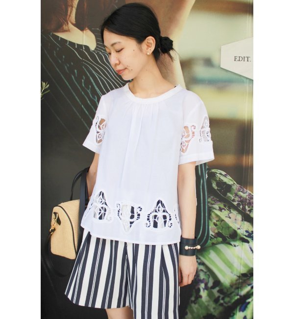 ◆SEA NY フレンチレース トップス