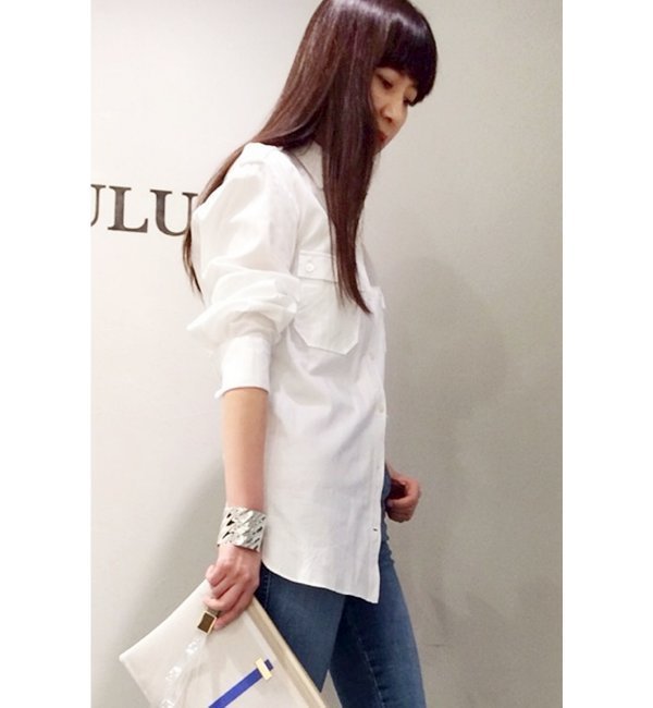 【エディット フォー ルル/EDIT．FOR LULU】 ◆MASAMI TANAKA × LULU エポレットシャツ [送料無料]