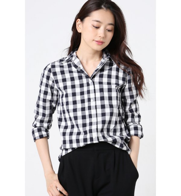 【エディット フォー ルル/EDIT．FOR LULU】 ◇ORIAN ブロックチェックシャツ [送料無料]