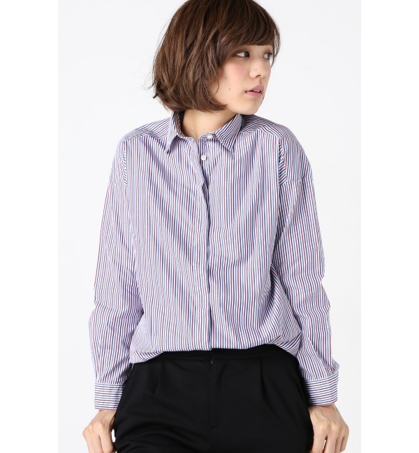 【エディット フォー ルル/EDIT．FOR LULU】 ◇ORIAN マルチストライプシャツ [送料無料]