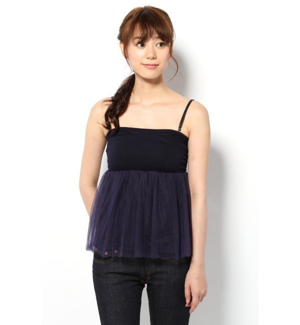 キャミチュールトップス。