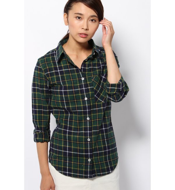 ネルホソチャックシャツ。