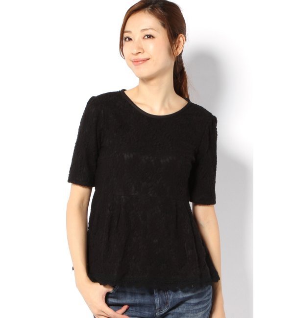 【WEB限定価格】AUTUMN LEAF レースブラウス