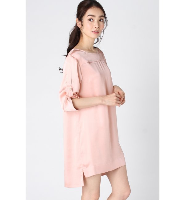 【リミットレス ラグジュアリー/LIMITLESS LUXURY】 BLINK SATINワンピース。 [3000円(税込)以上で送料無料]