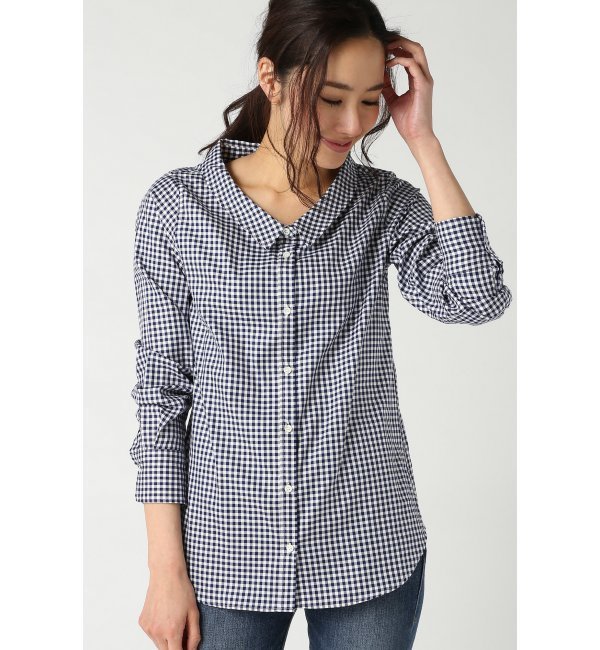 ギンガムfianceeシャツ。