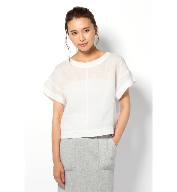 FLANDERS LINEN T-ブラウス