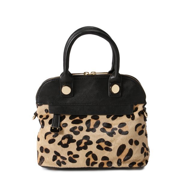 ハラコ*PUボストンBAG