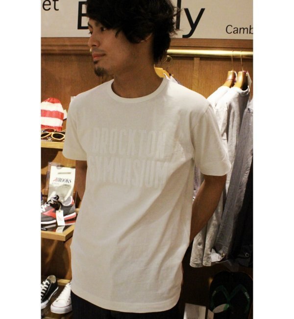 【BROCKTON GYMNASIUM】◆ex line rogo tee