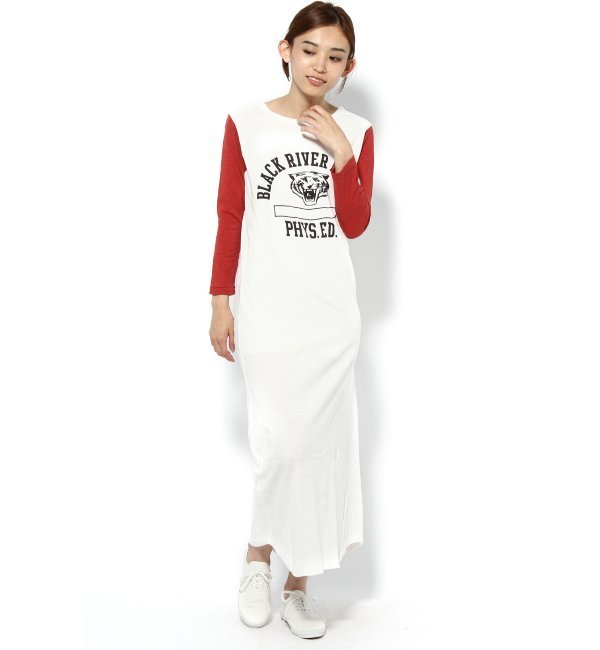 Champion BASEBALL TEE マキシワンピース