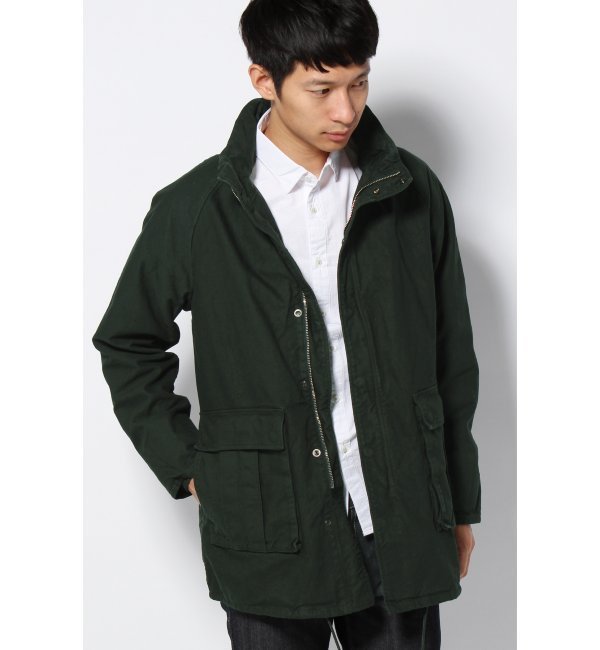 【good thing】cotton stand coller coat