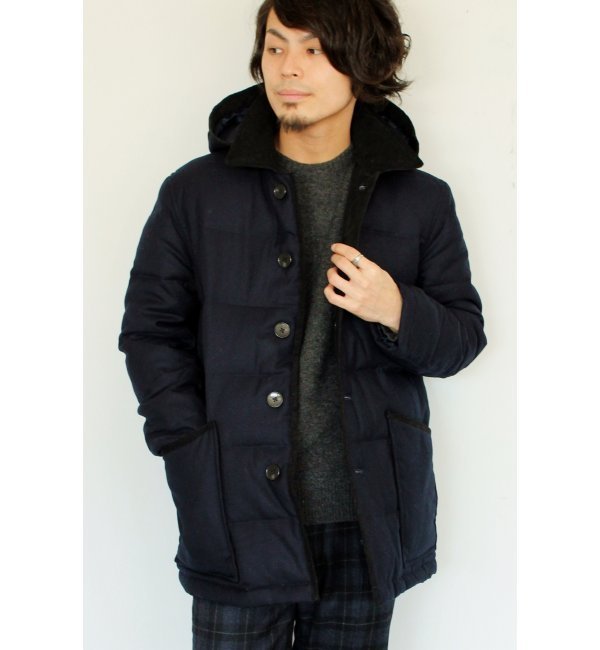 ◆DOWN キルトHOOD COAT