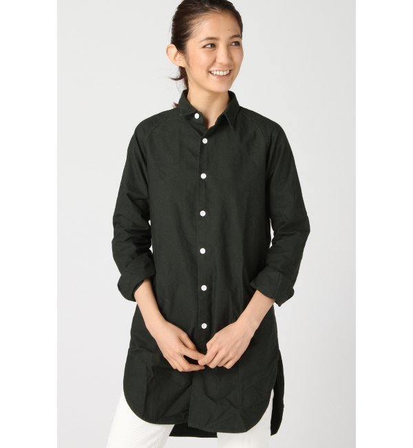 good thing REGULAR COLLAR LONG SHIRT