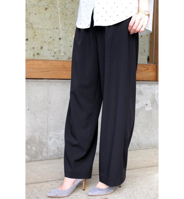 ◇ジョーゼットワイドタックパンツ