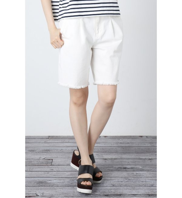 【アイボリー コート/ivory court】 DENIMEショートパンツ [送料無料]