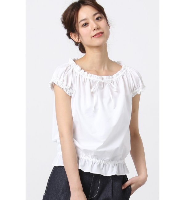 オフショルダーブラウス